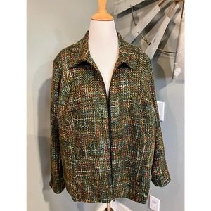 C.J. Banks Colorful Tweed Jacket